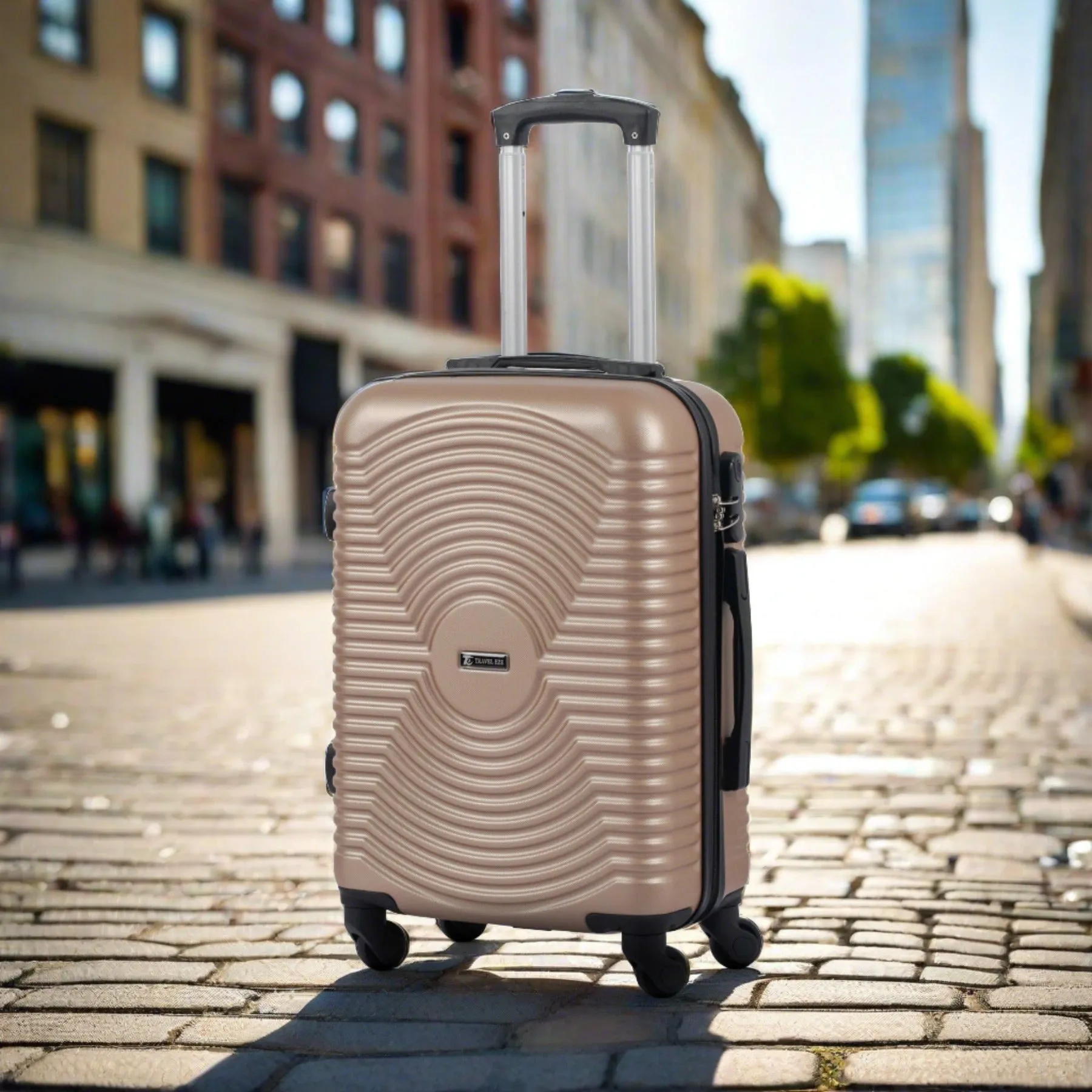 24 Inch Infinity ABS Lightweight Travel Luggage Bag With Spinner Wheel