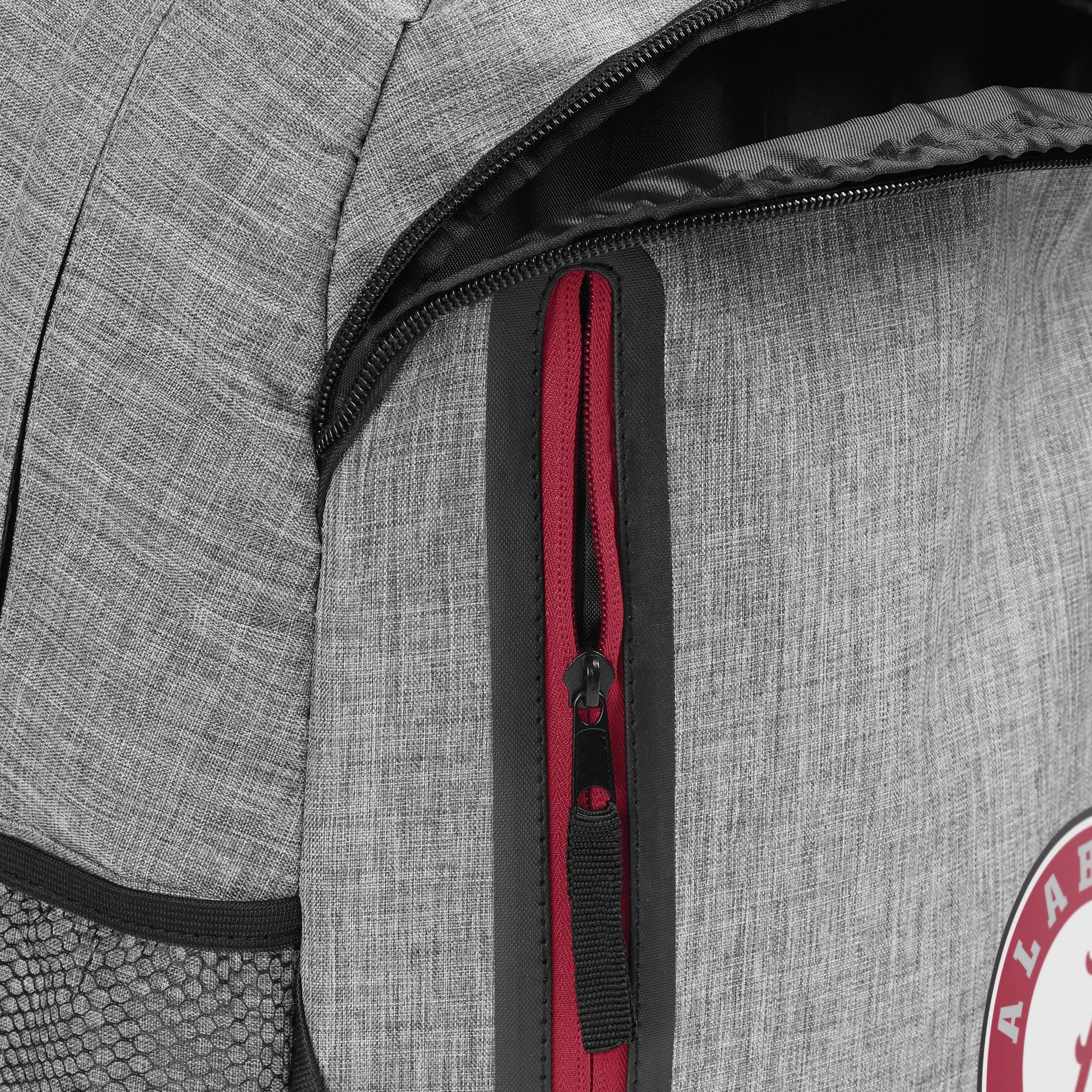 Alabama Crimson Tide Heather Grey Bold Color Backpack