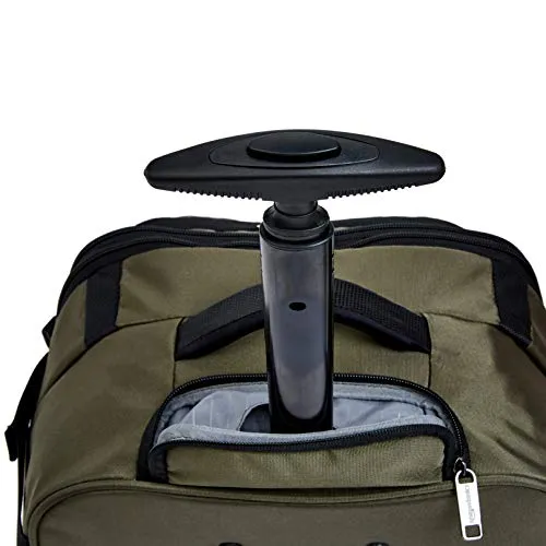AmazonBasics Mercer Wheeled Duffel, Olive