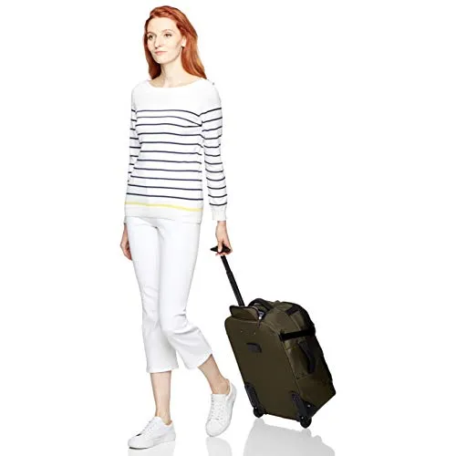AmazonBasics Mercer Wheeled Duffel, Olive