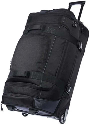 Amazonbasics Ripstop Wheeled Duffel - 30-Inch, Black