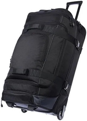 Amazonbasics Ripstop Wheeled Duffel - 30-Inch, Black