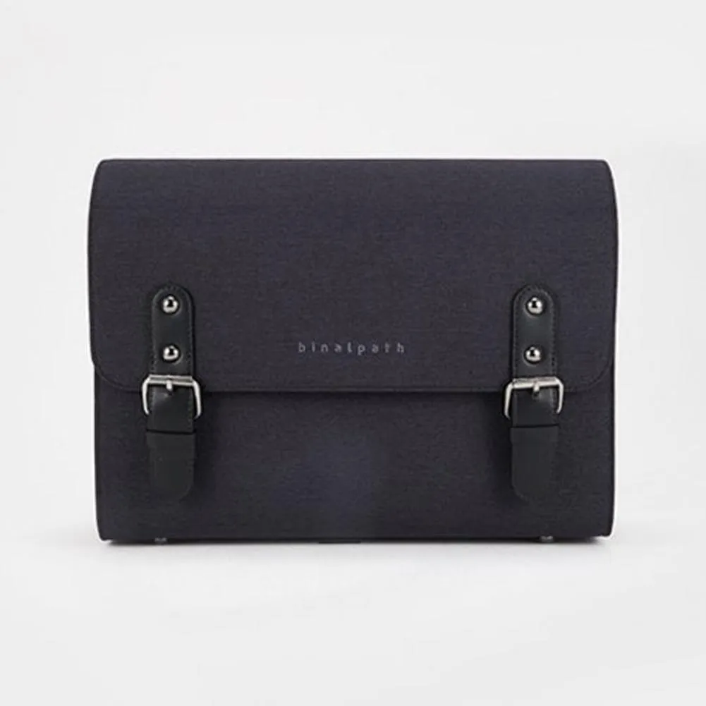 Anthracite Grey Binalpath Canvas Camera Shoulder Bag - Ace