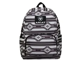 ARIAT Western Backpack Aztec Zipper Adjustable Gray White A460002297