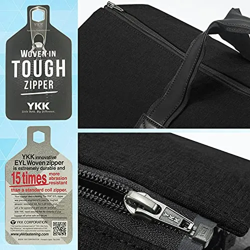 BUG Garment Bags, Convertible Garment Bag with Shoulder Strap, Shoes Compartment, Carry on Travel Suit Bags, 2 in 1 Garment Duffle Bag for Men Women Weekender Bag (Extra Large Dark Black)
