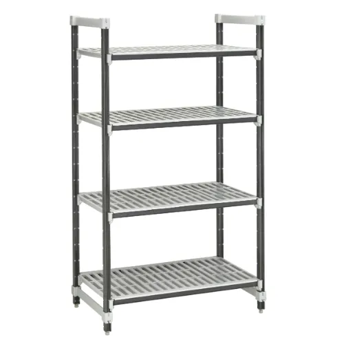 Cambro EXU182464V4 Camshelving Elements XTRA Stationary Starter Unit, 18" x 24" x 64, 4 Tier