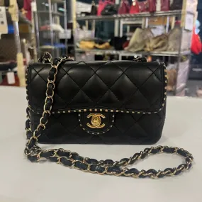 Chanel Classic Flap Mini Black Preloved Shoulder Bag