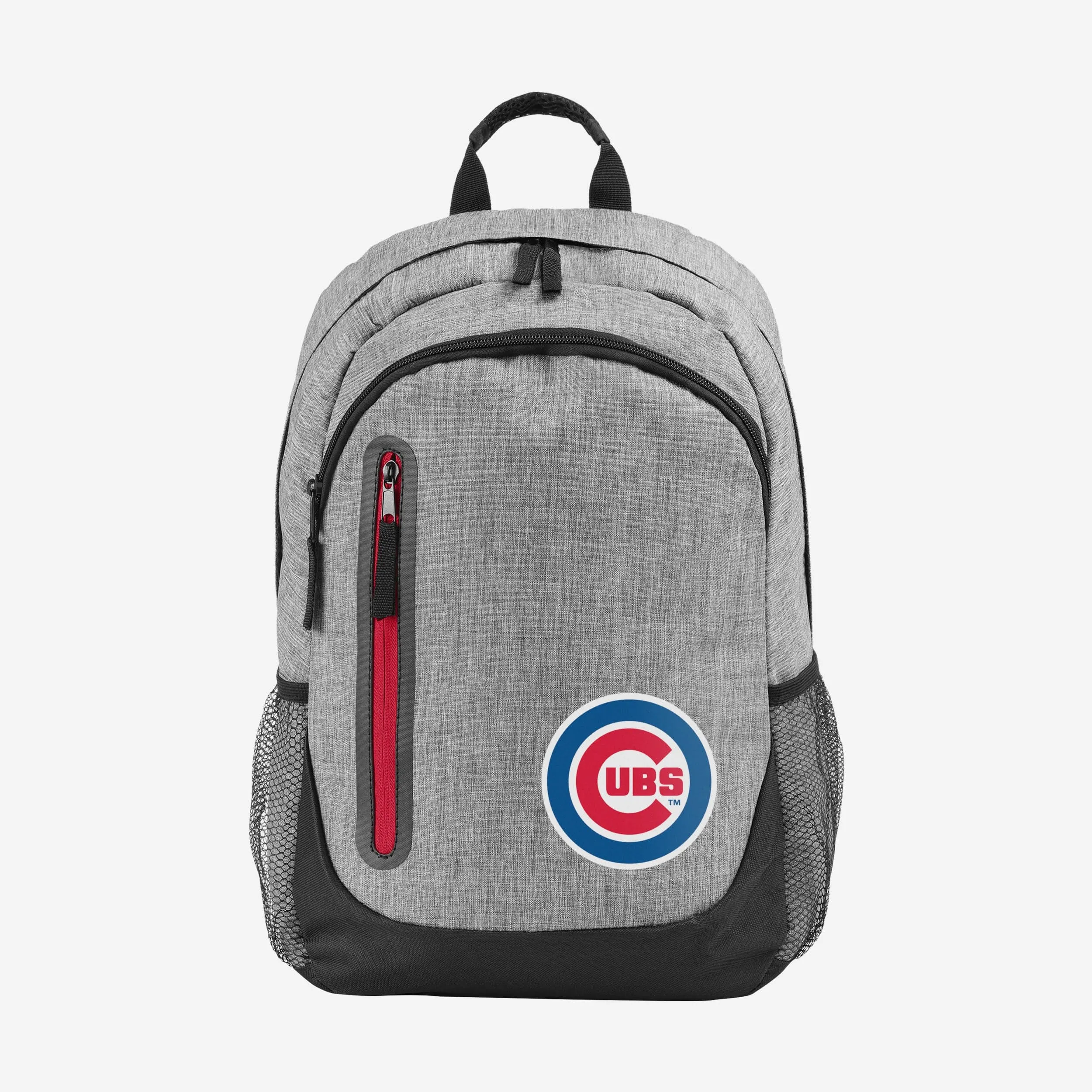 Chicago Cubs Heather Grey Bold Color Backpack