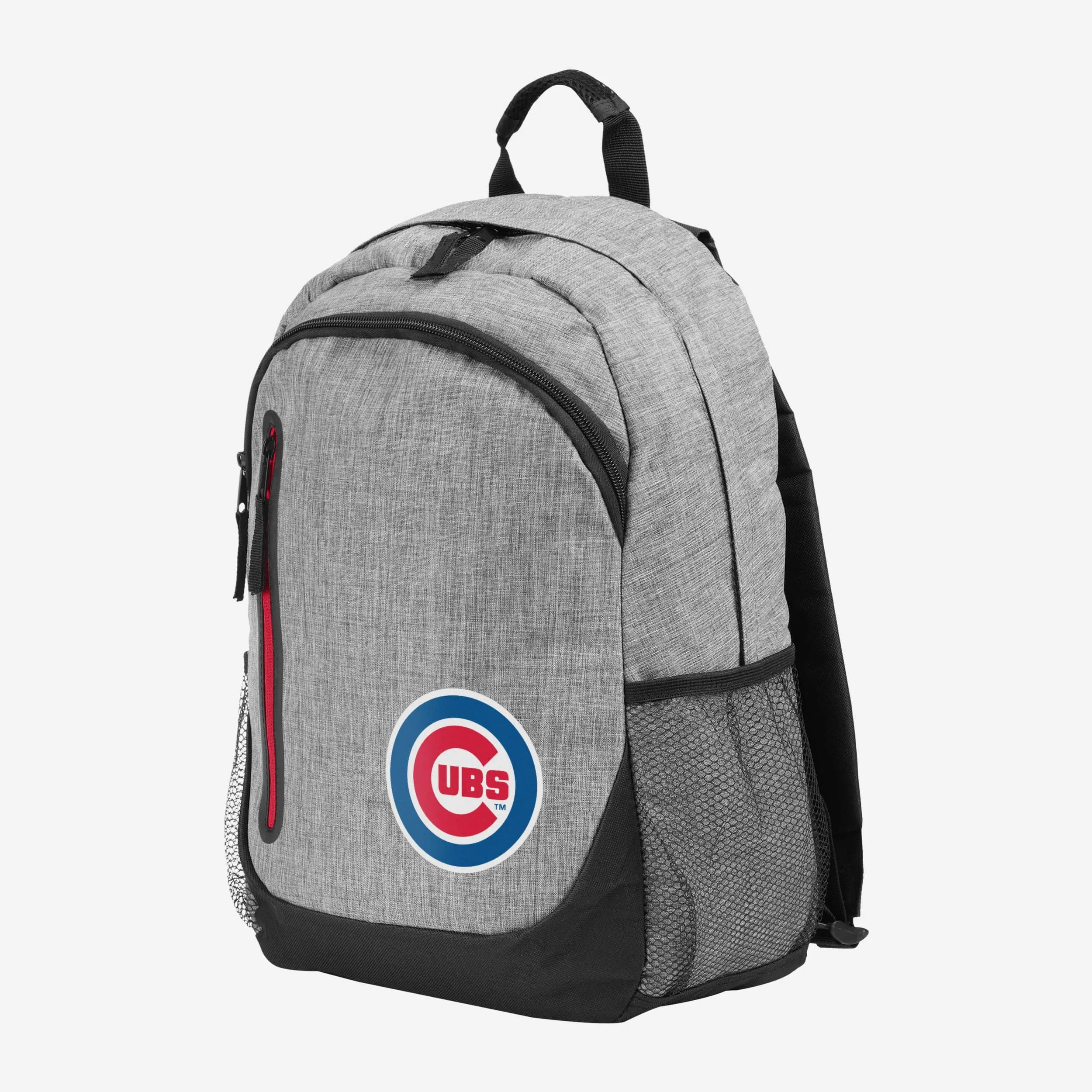 Chicago Cubs Heather Grey Bold Color Backpack