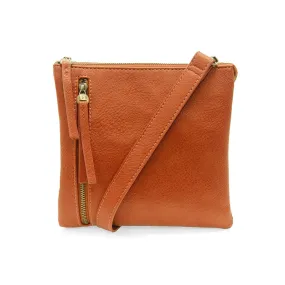 Dawn Multi Pocket Compact Crossbody Bag in Burnt Orange