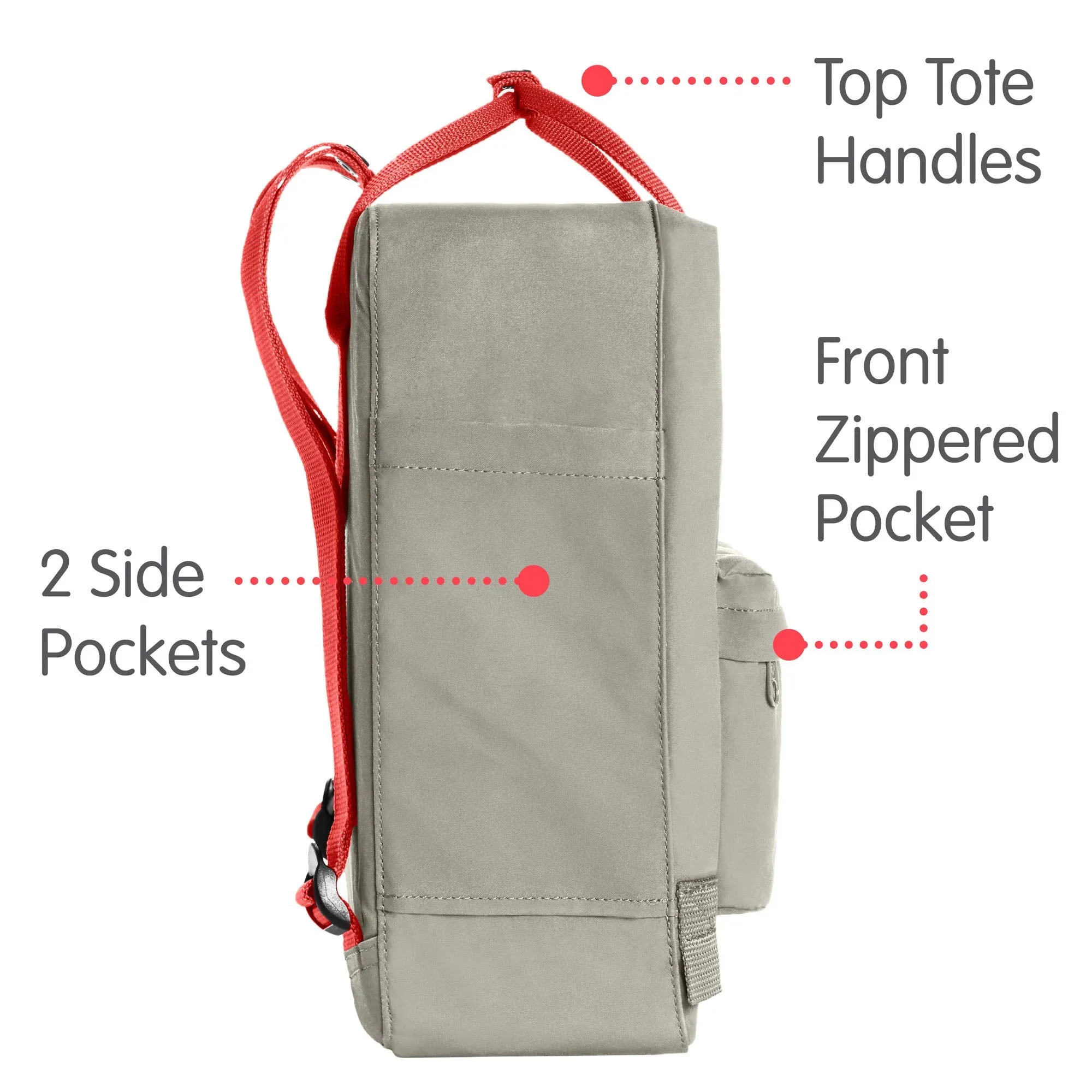 Fjallraven - Kanken Classic Backpack for Everyday, Limited Edition Fog/Peach Pink