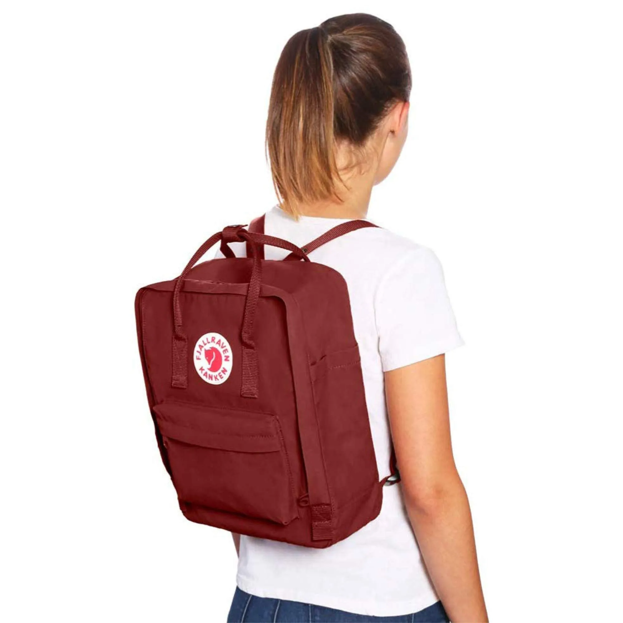 Fjallraven - Kanken Classic Backpack for Everyday, Ox Red/Goose Eye