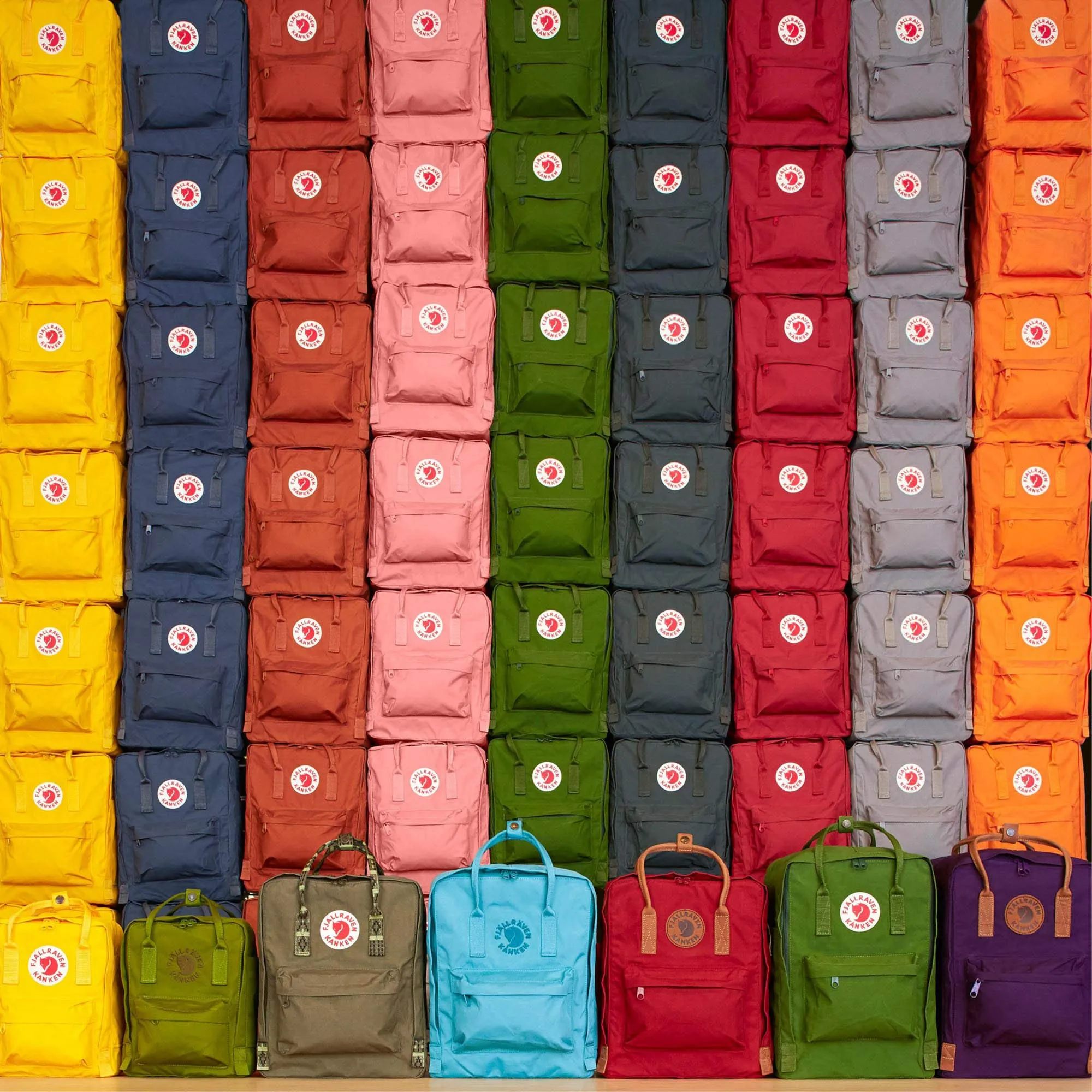 Fjallraven - Kanken Classic Backpack for Everyday, Ox Red/Goose Eye