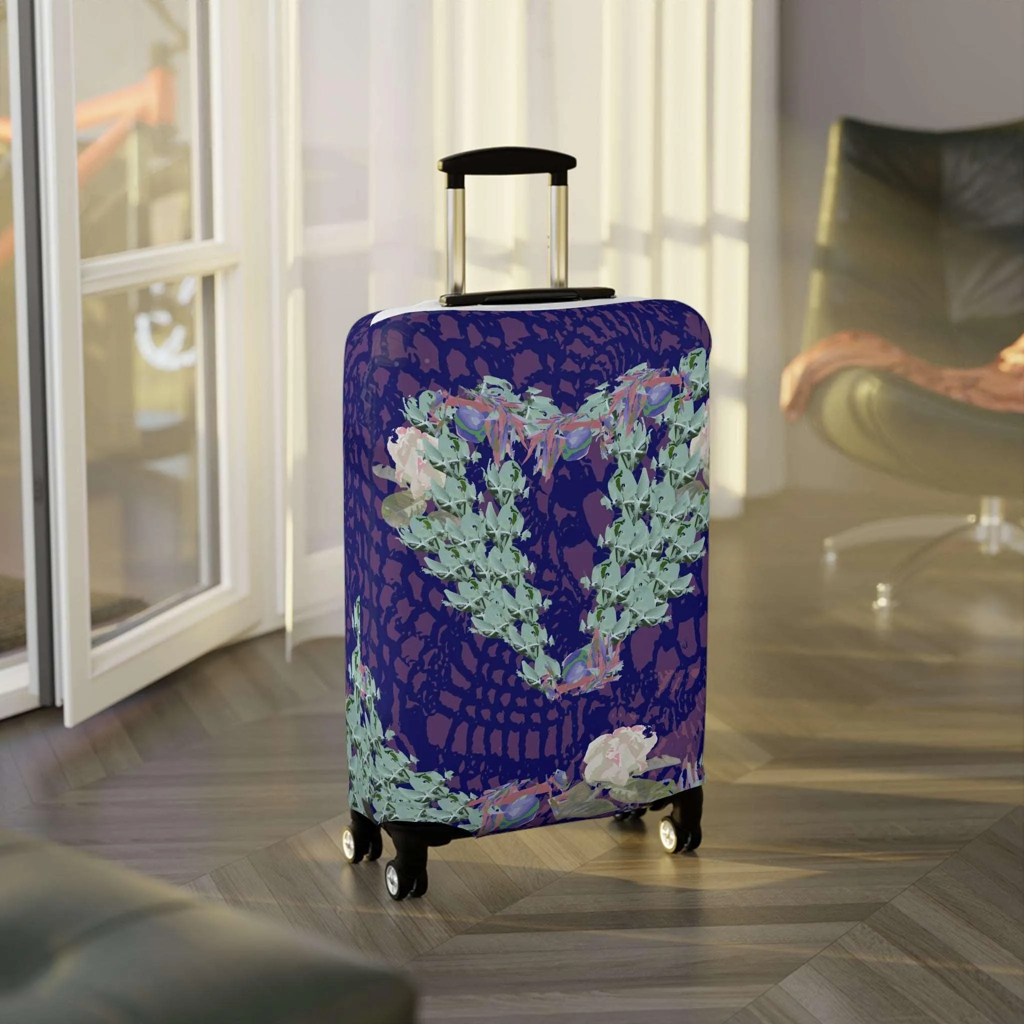 Italian Wedding Wishes Collection by Miniaday Designs, LLC. Luggage Cover