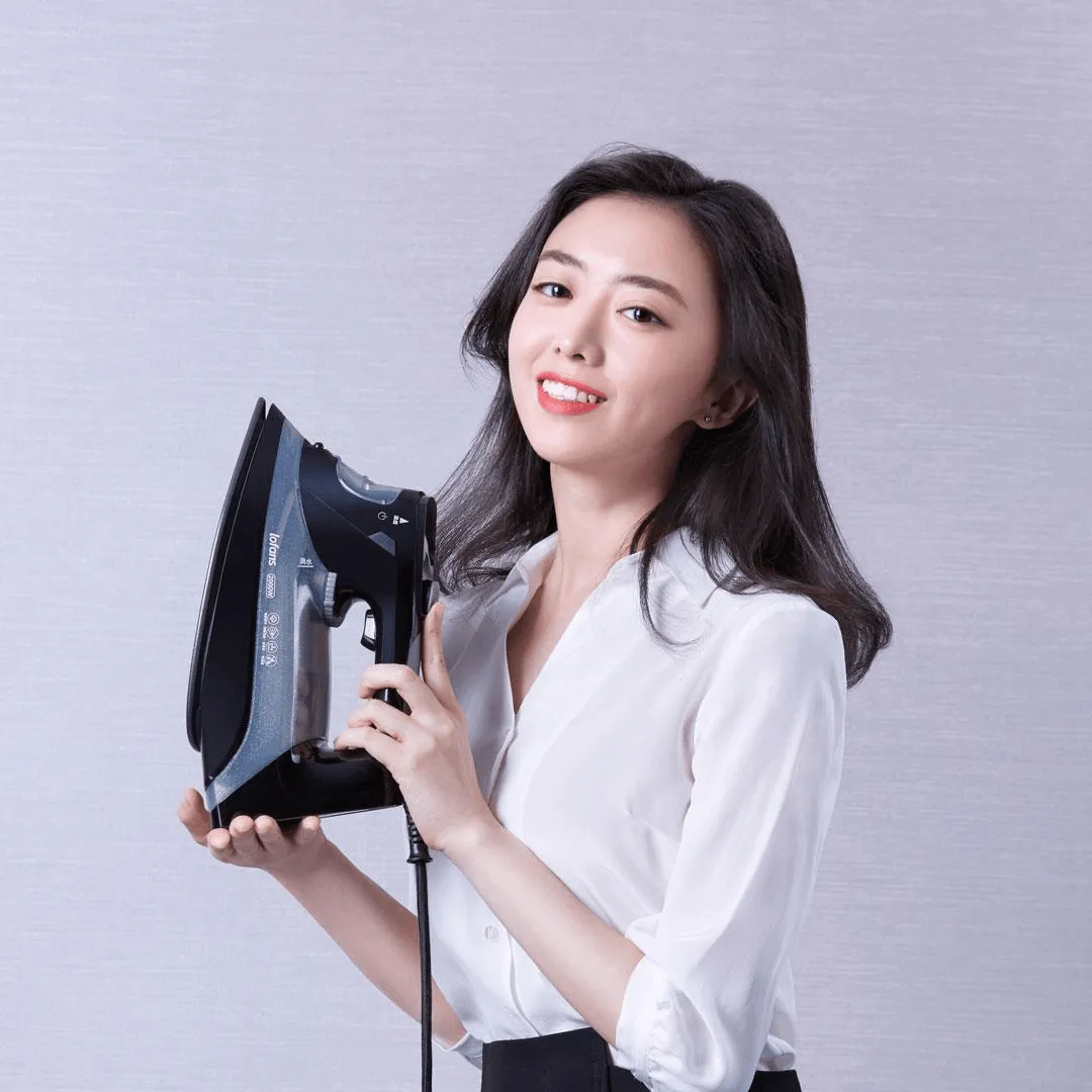 Lofans YD-015BK Handheld Portable Garment Steamer LCD Screen 2000W Powerful Clothes Steam Iron Fast Heat-Up Fabric Wrinkle Removal 340Ml Water Tank