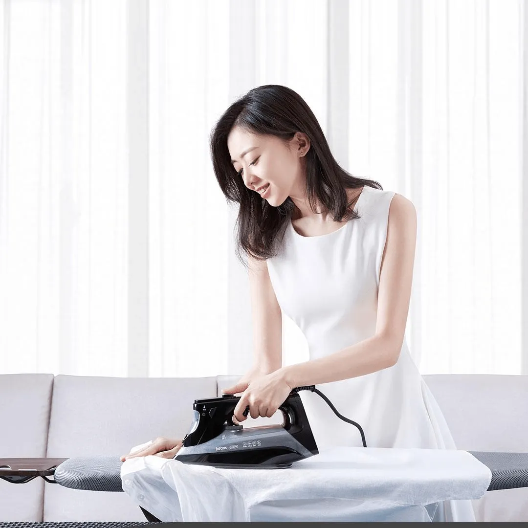 Lofans YD-015BK Handheld Portable Garment Steamer LCD Screen 2000W Powerful Clothes Steam Iron Fast Heat-Up Fabric Wrinkle Removal 340Ml Water Tank