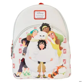 Loungefly x Disney Big Hero 6 10th Anniversary Baymax & Friends Mini Backpack