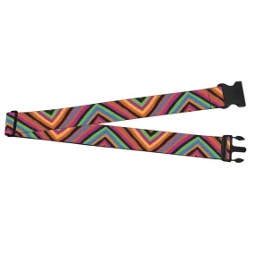 Luggage Strap - 2.0" - Diamond Freehand Multi Color
