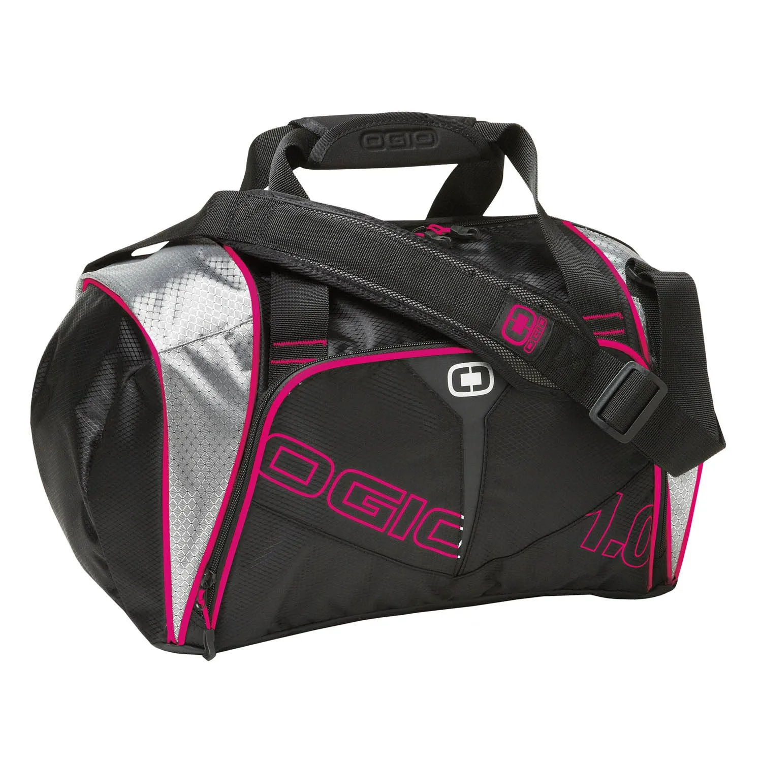 OGIO Black/Silver/Pink Endurance 1.0 Duffel