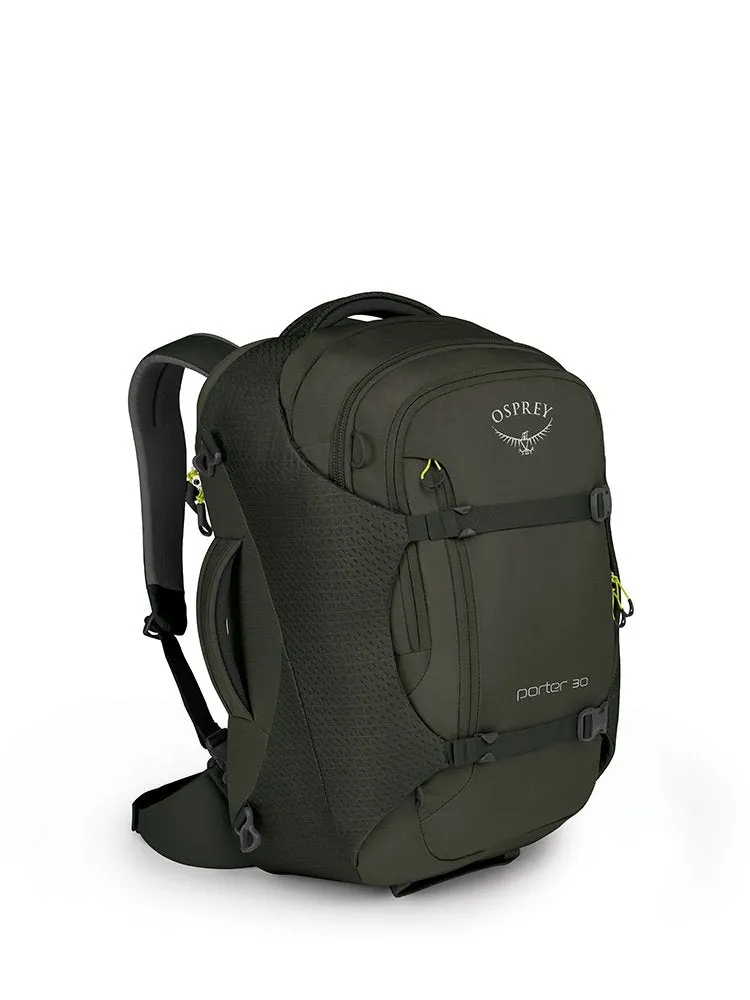 Osprey Packs Porter 30 Travel Backpack, Castle Grey, One Size
