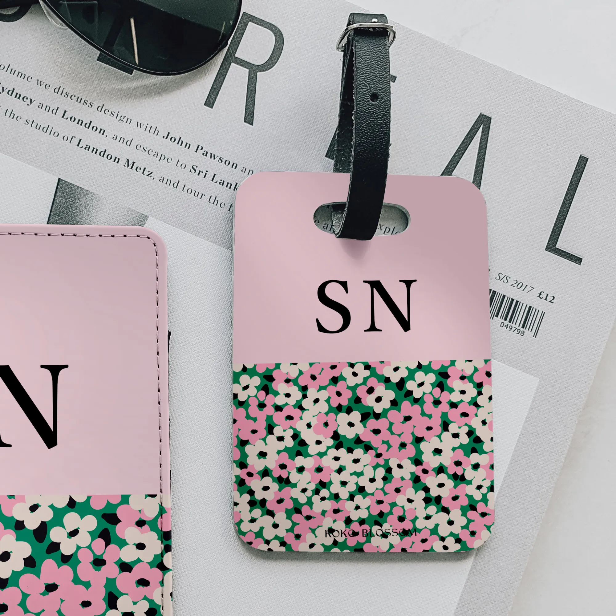 Personalised Luggage Tag | Olivia Floral