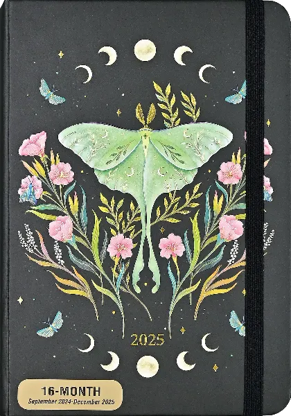 Peter Pauper 2025 16-month Agenda | Luna Moth