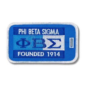 Phi Beta Sigma ΦΒΣ Founded 1914 Embroidered Luggage Tag
