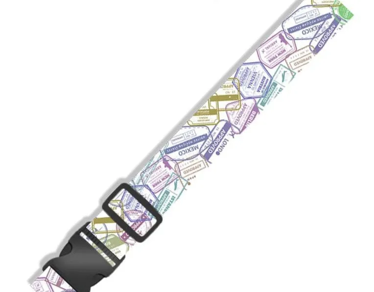 Printed Luggage Strap W/ Buckle