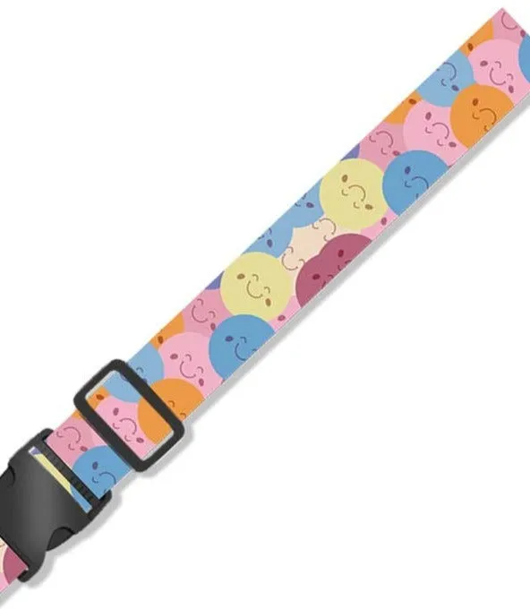 Printed Luggage Strap W/ Buckle