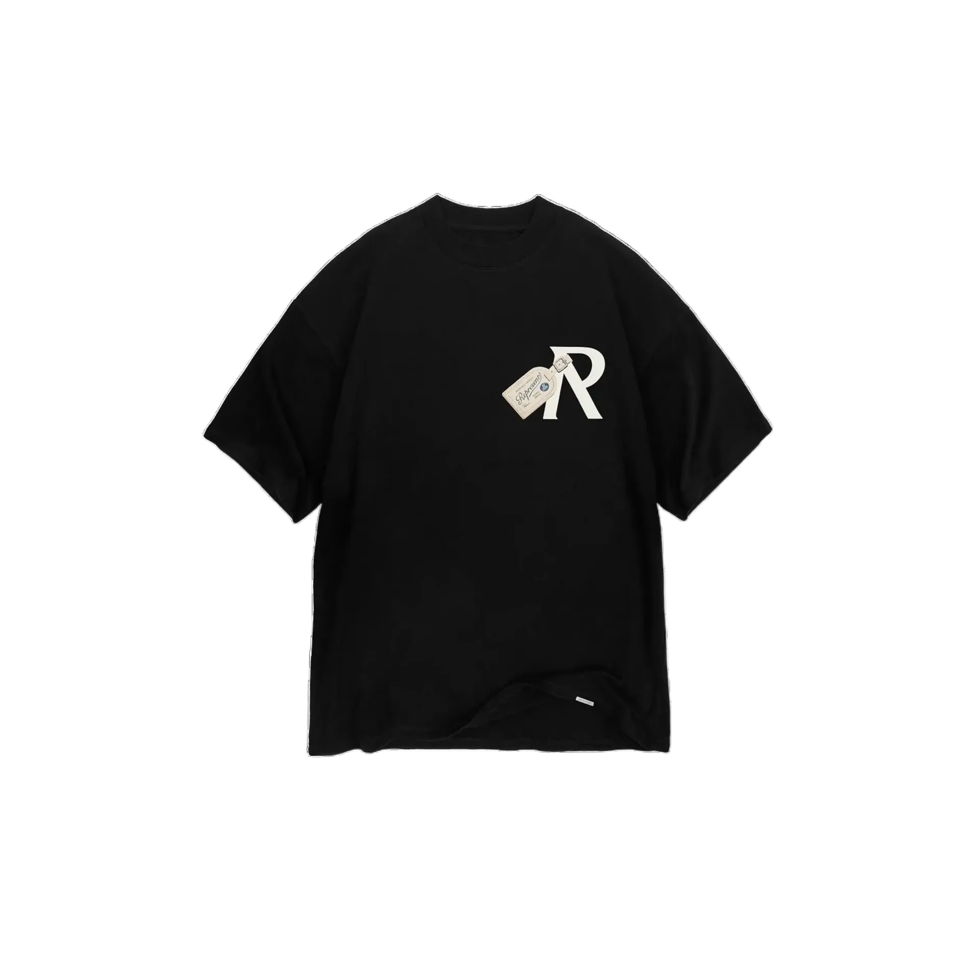 Represent Luggage Tag Tee Black