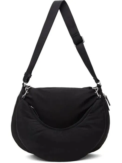 Small Travel Bag in Black by Helmut Lang