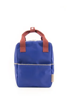 Sticky Lemon Small Backpack, Ink Blue/Gold Trim