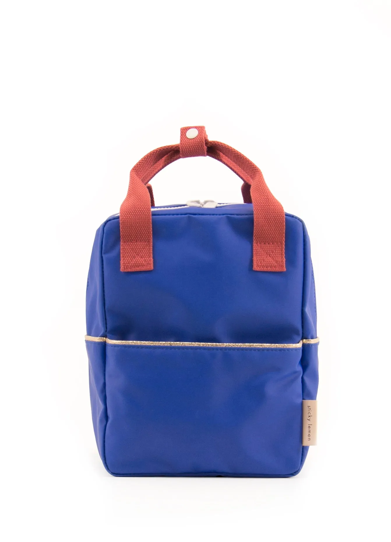 Sticky Lemon Small Backpack, Ink Blue/Gold Trim