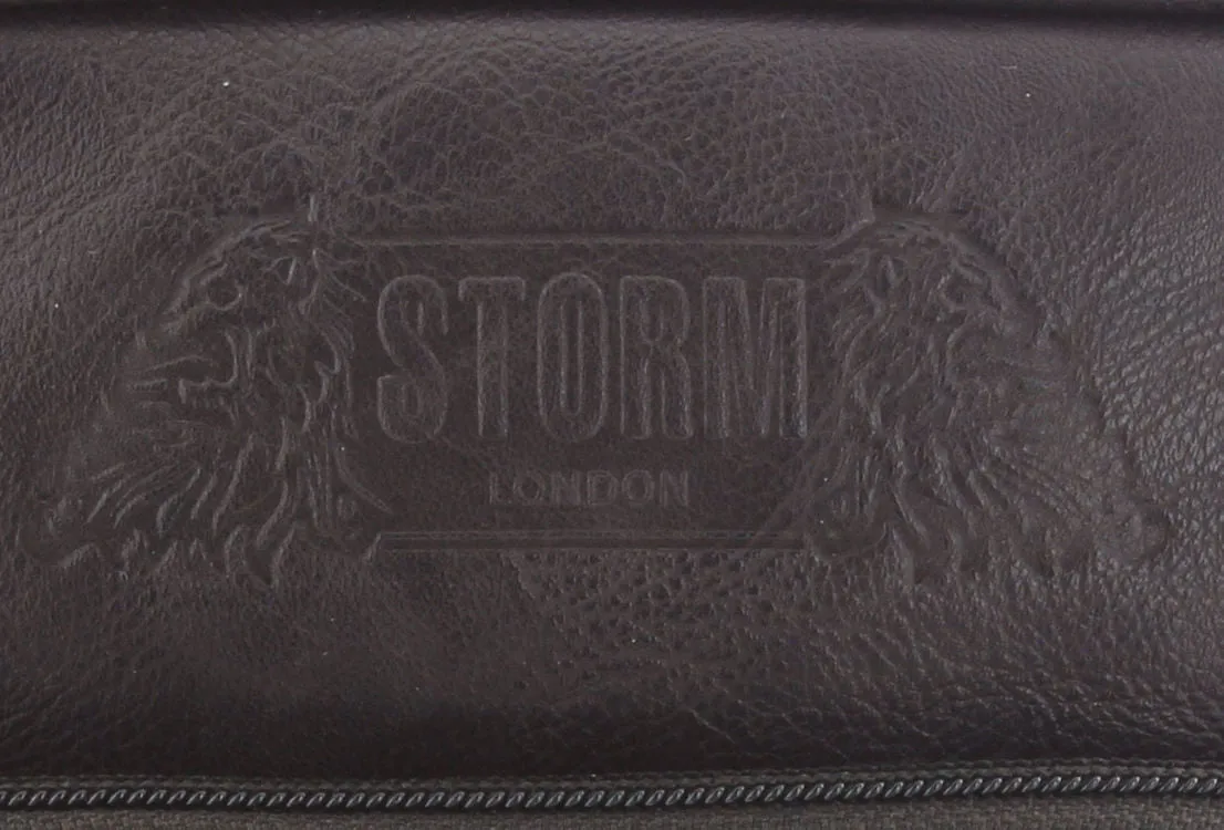 Storm Fraser Brown Faux Leather Flight Bag