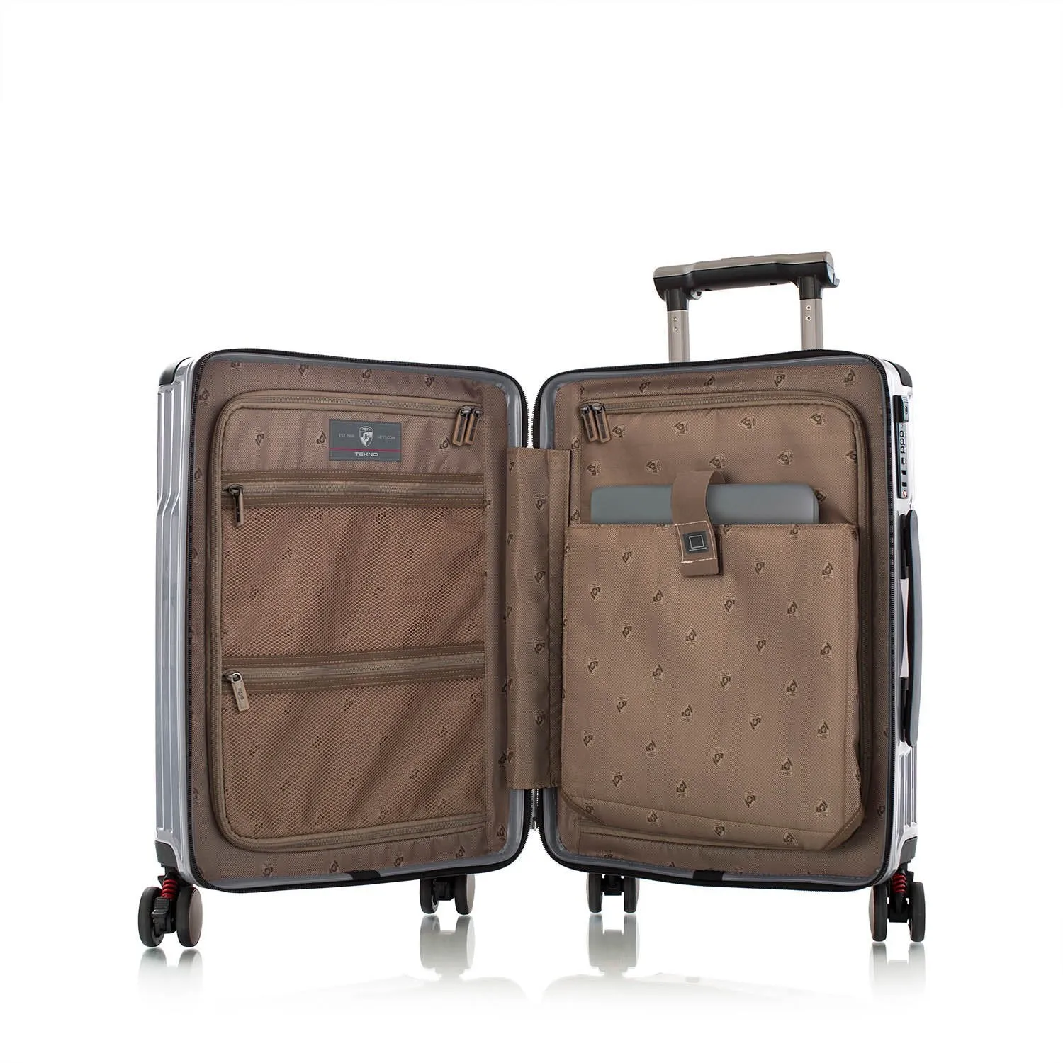 Tekno 21" Carry-on Luggage - Silver