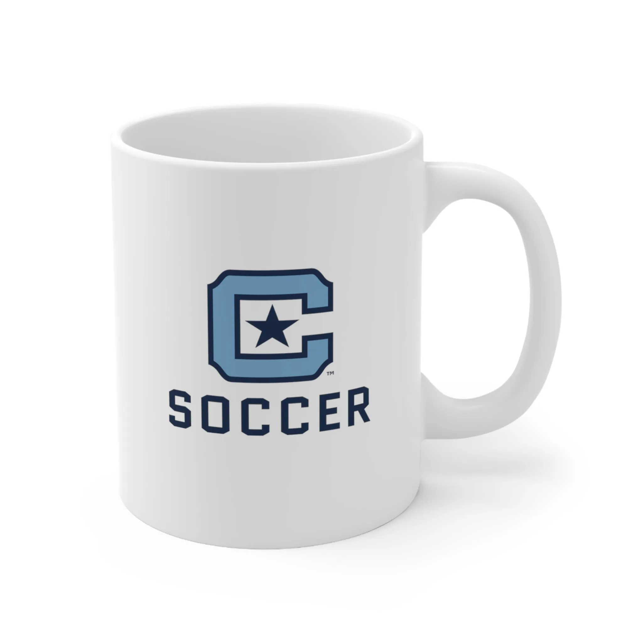 The Citadel Block C Logo, Sports Soccer, Ceramic Mug 11oz