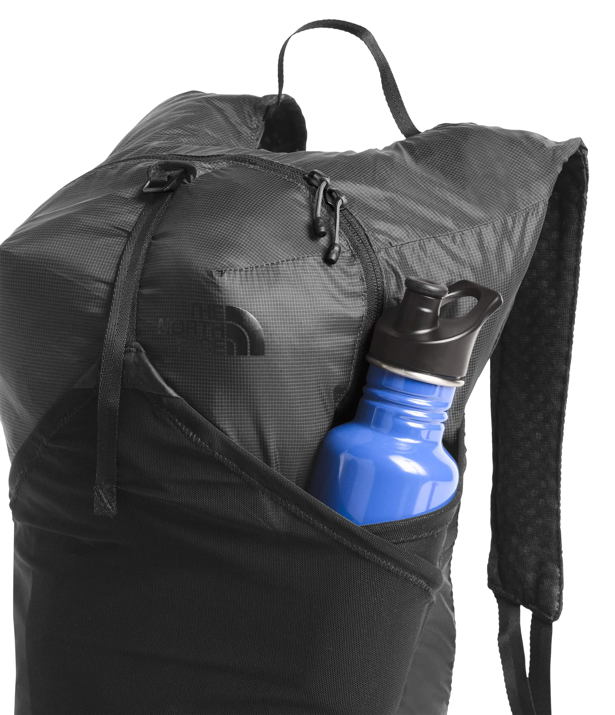 The North Face Flyweight Pack, Asphalt Grey/TNF Black, OS