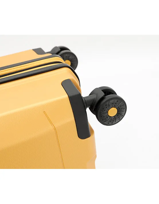 Tosca - Globetrotter Set of 3 Suitcases (L M S) - Golden Yellow