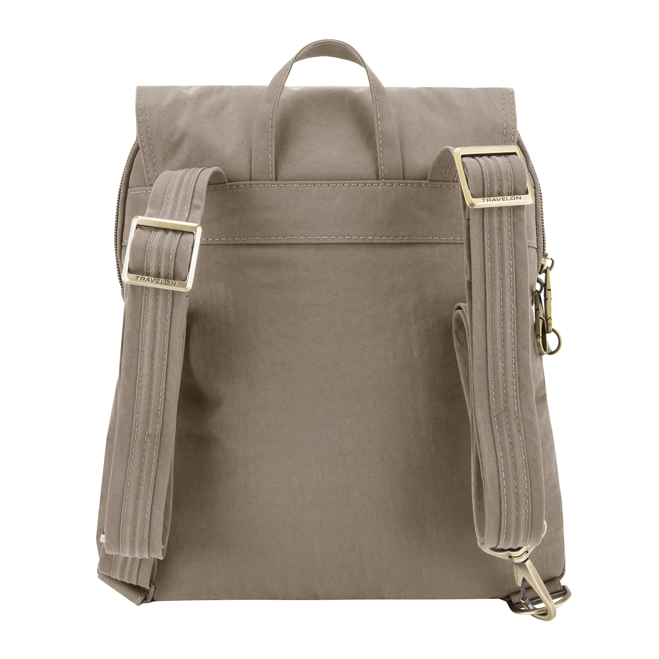 Travelon Anti-theft Signature Slim Backpack, Sable