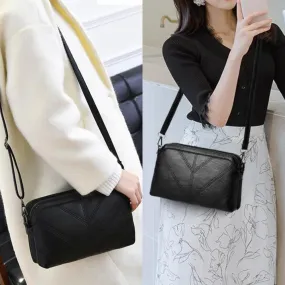 Two-Layered Casual and Compact Cross Body Bag