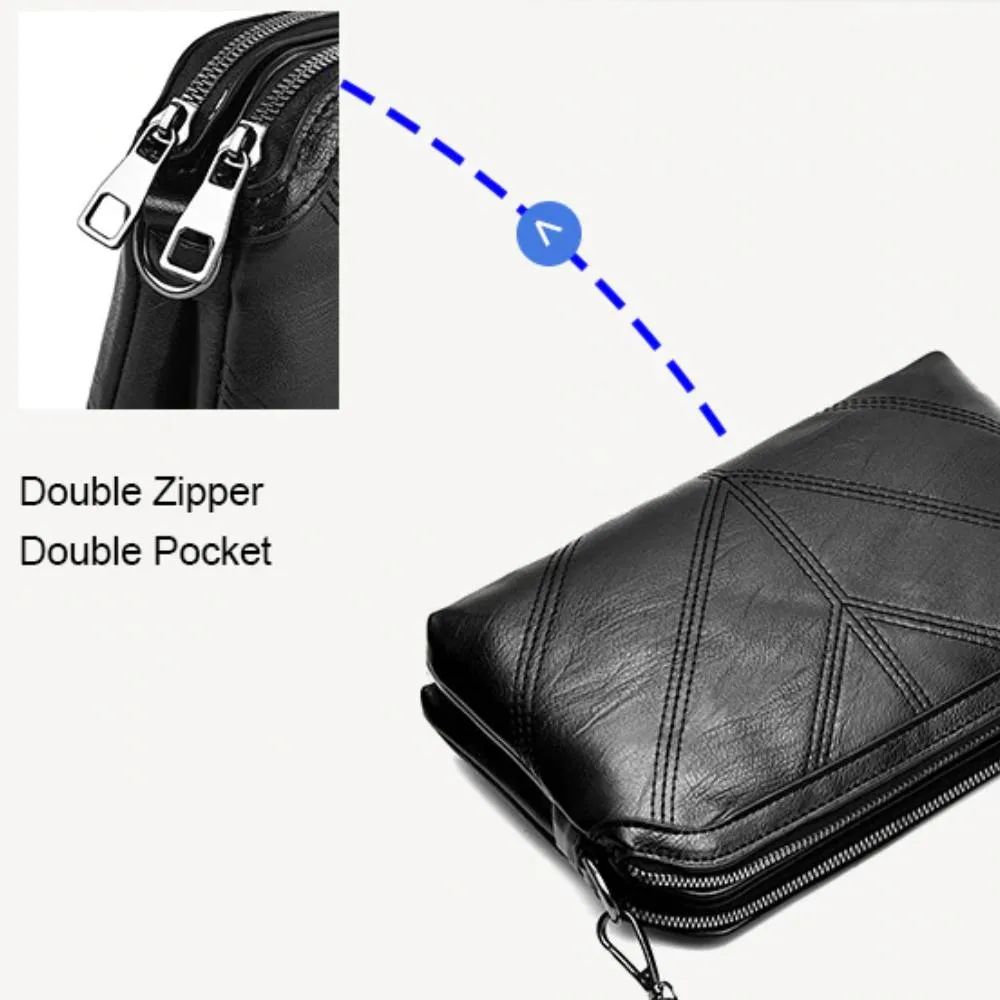 Two-Layered Casual and Compact Cross Body Bag