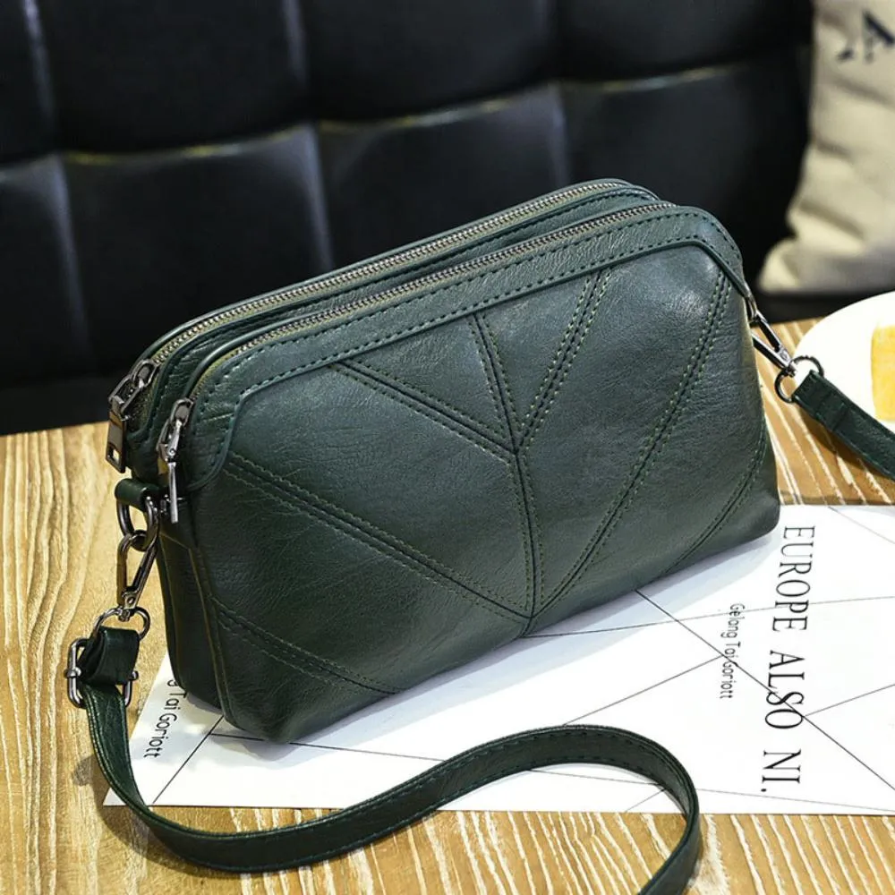 Two-Layered Casual and Compact Cross Body Bag