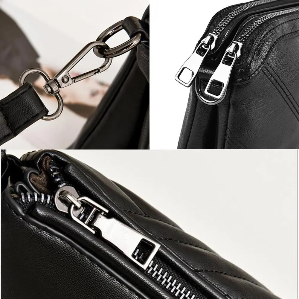 Two-Layered Casual and Compact Cross Body Bag