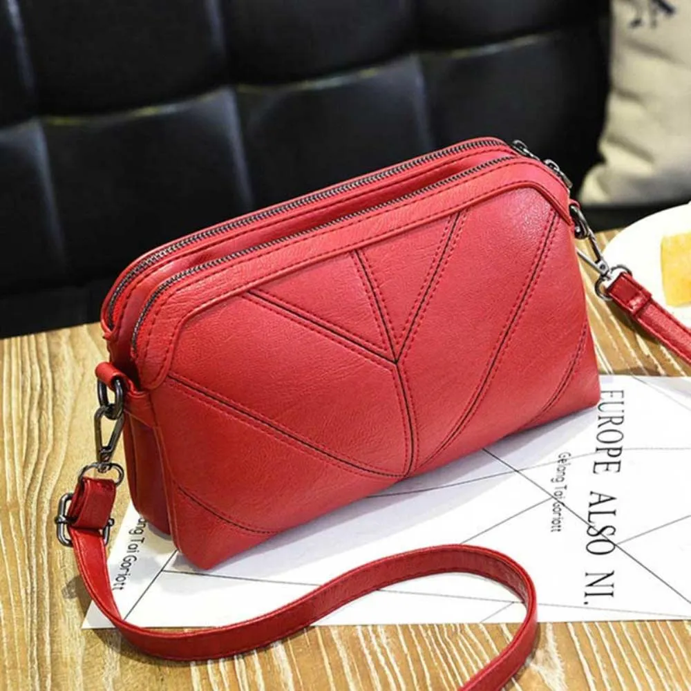 Two-Layered Casual and Compact Cross Body Bag