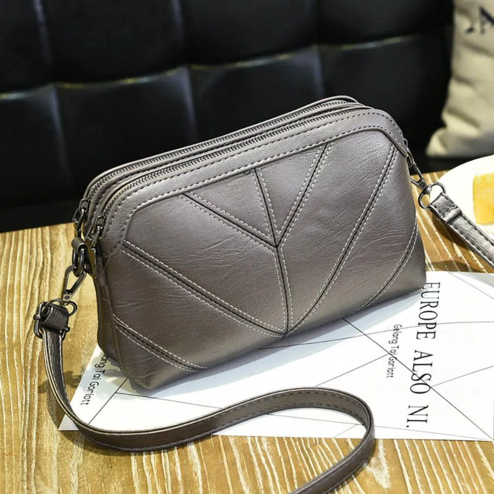 Two-Layered Casual and Compact Cross Body Bag