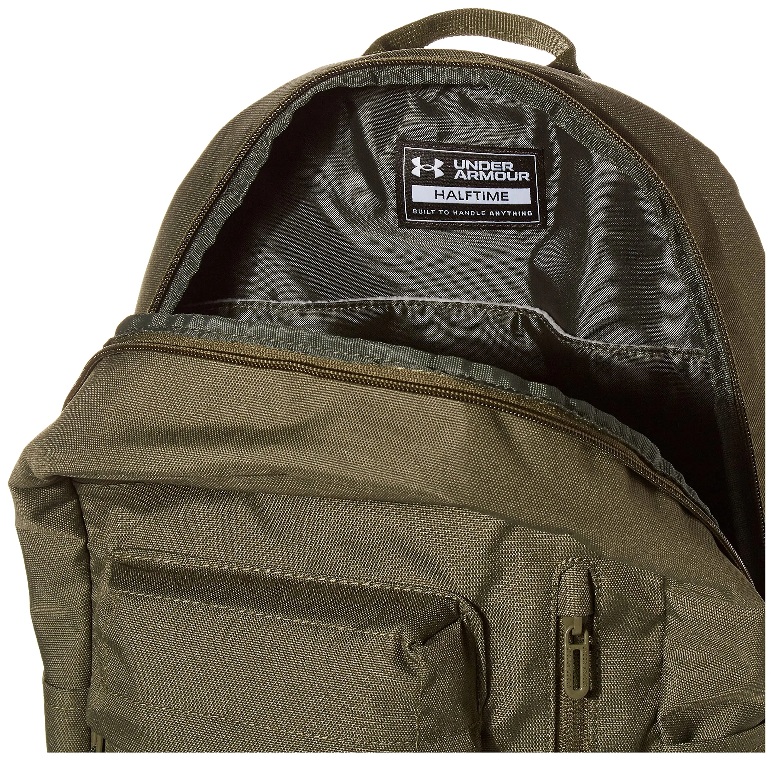 Under Armour Adult Halftime Backpack , Marine Od Green (390)/Baroque Green , One Size Fits All