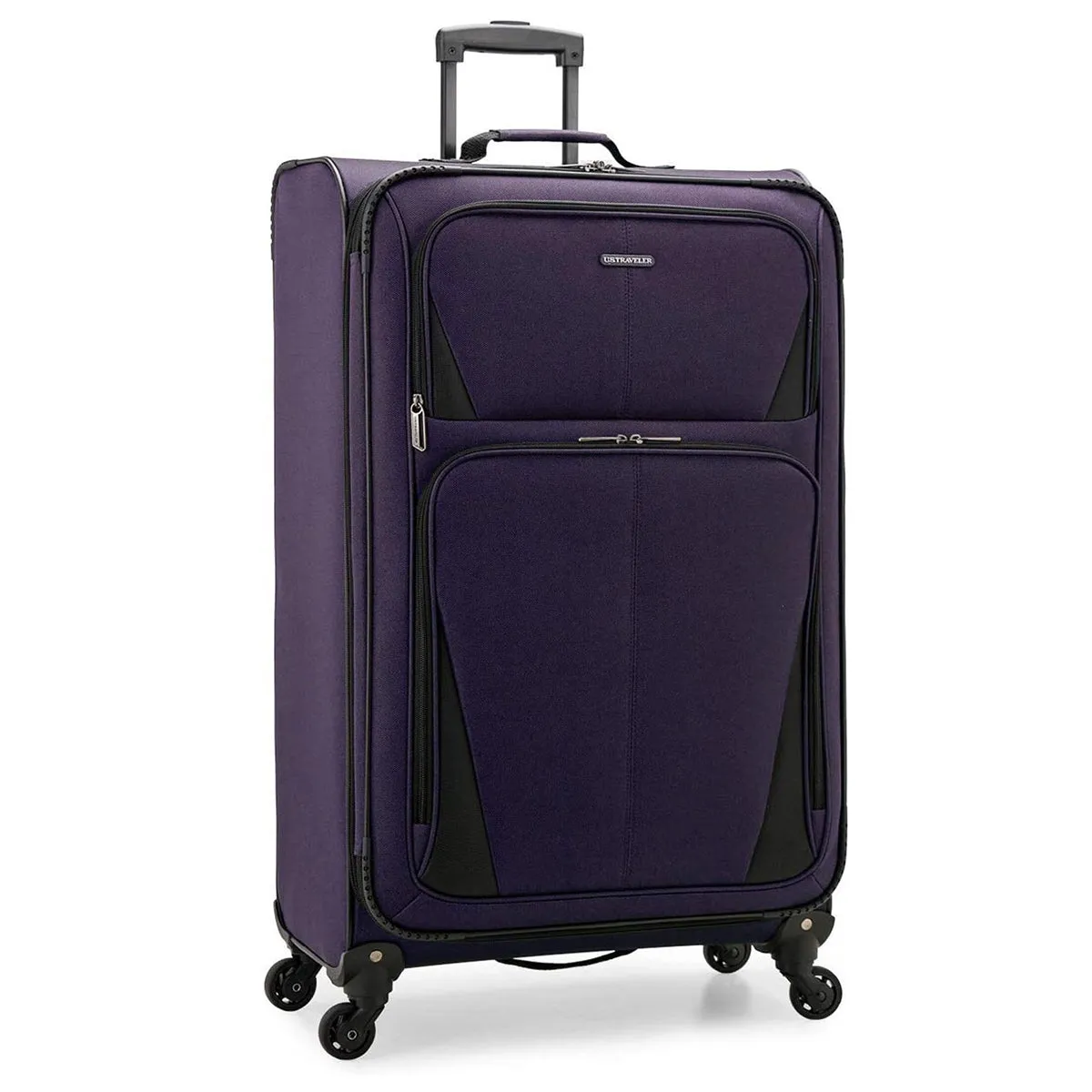 U.S. Traveler Aviron Bay Expandable Softside Luggage with Spinner Wheels, Checked 30-Inch