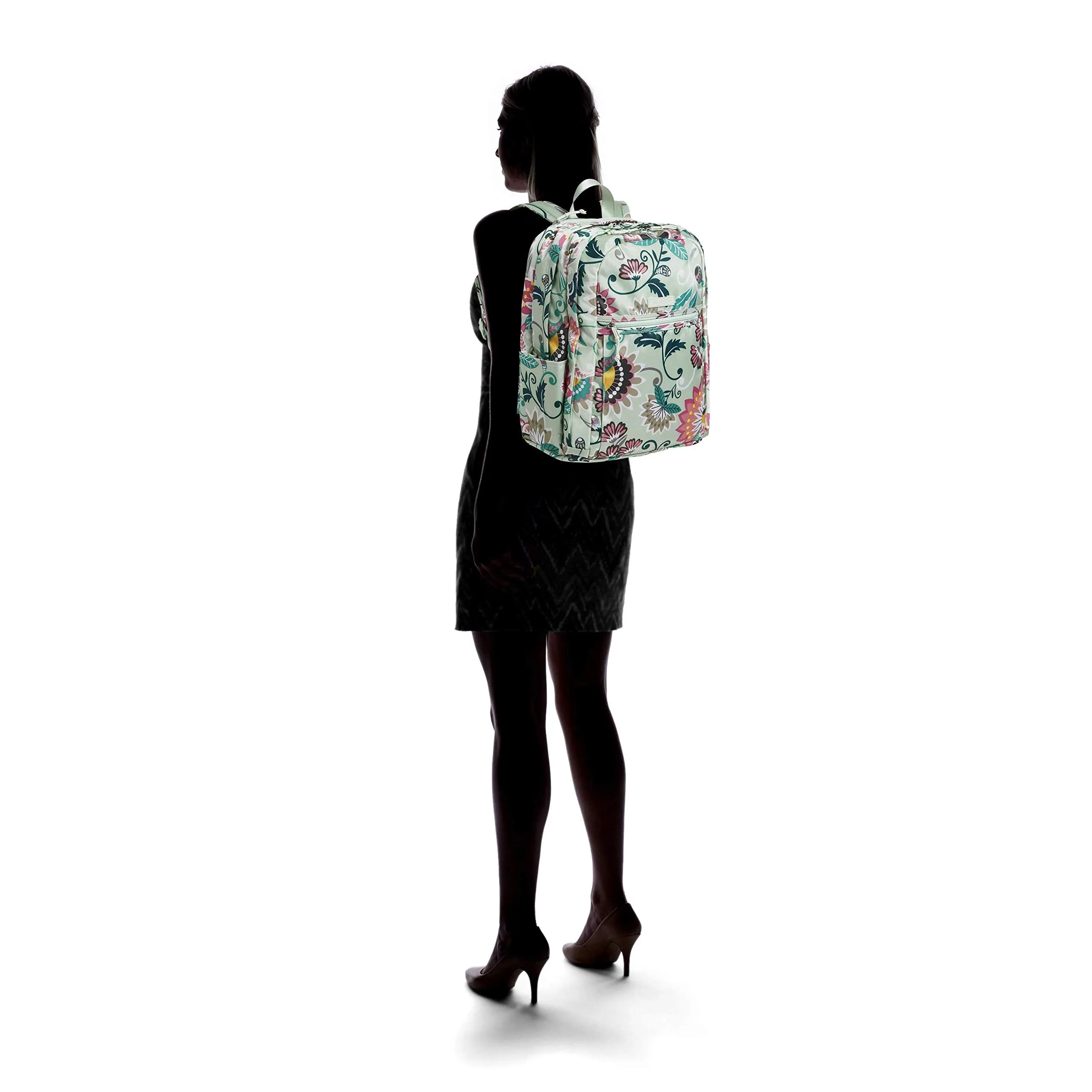 Vera Bradley Lighten Up Grand, Mint Flowers