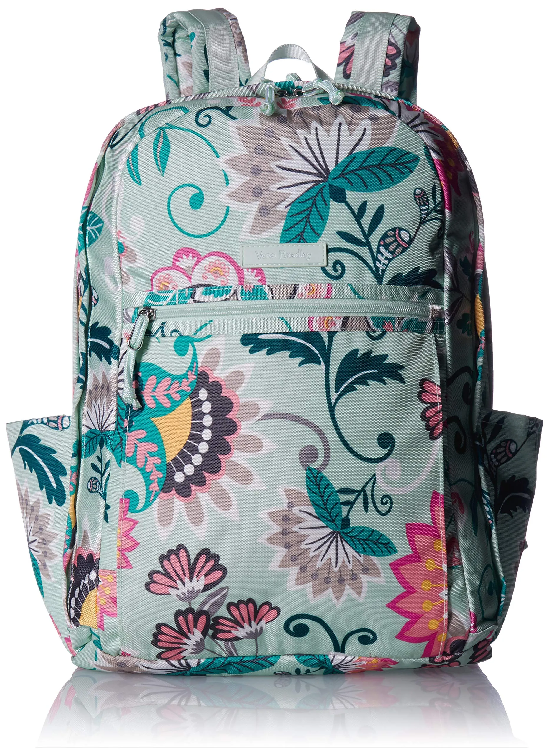 Vera Bradley Lighten Up Grand, Mint Flowers