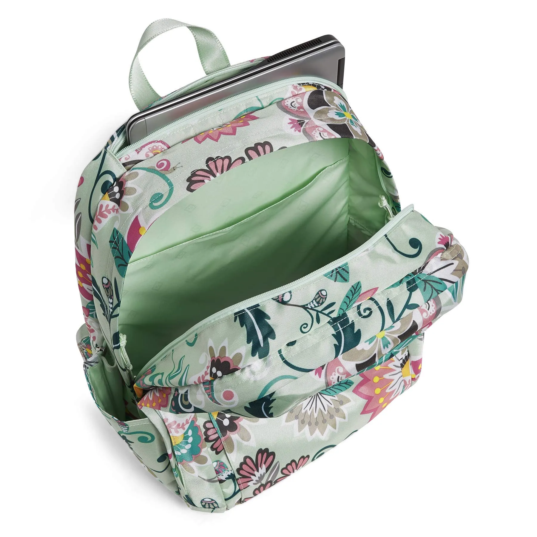 Vera Bradley Lighten Up Grand, Mint Flowers